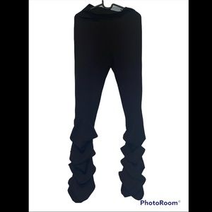 High Waist Stacked Pants